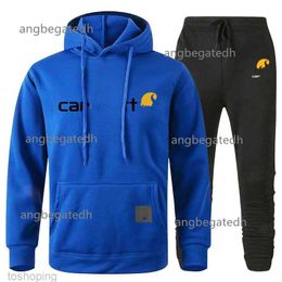 New Designer Mens Tracksuits Sweater Trousers Set Basketball Streetwear Sweatshirts Sports Suit Brand Letter Ik Baby Clothes Thick Hoodies 01o3f5
