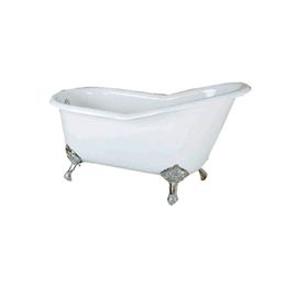 Cast iron bathtub household small unit bathroom fixtures