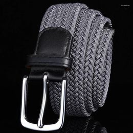 Belts High-Quality Waistband Korean Version Fashionable Men's And Women's Business Casual Elastic Perforated Golf Pants