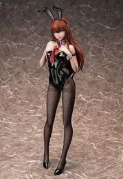 Action Toy Figures 41cm FREEing B-STYLE Steins Gate Makise Kurisu Anime Bunny Girls Action Figure Sexy Game Statue Collection Model Toys Doll Gifts