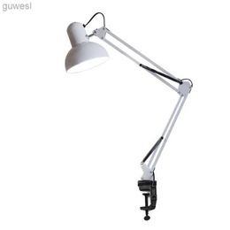 Desk Lamps 2023LED long arm eye protection nail enhancement ciliary table lamp floor lamp shooting clip bedside learning work repair tattoo YQ240123