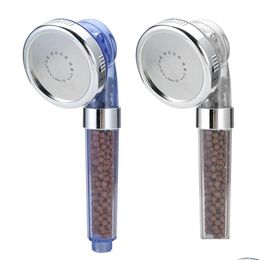 Bathroom Shower Heads 1Pc Adjustable Philtre High Pressure Water Saving Head Handheld Nozzle Spray Accessories Drop Delivery Home Gar Dhvpd