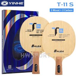 YINHE T11S Table Tennis Blade Super Lightweight Ping Pong 5 Wood 2 Carbon Offensive 72g 240122