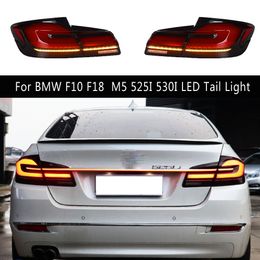 Brake Reverse Parking Running Light Car Accessories Dynamic Streamer Turn Signal For BMW F10 F18 M5 525I 530I LED Tail Light 10-16