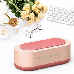 Cleaners Ultrasonic Cleaning Hine Portable Home Ring Cleaner Household Smart Jewellery Glasses Watch High Frequency Washing Accessories