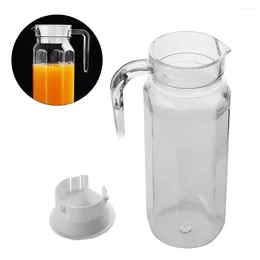 Hip Flasks Drink Tie Pot Juice Jug Fridge Water Coffee Pitcher Milk Storage Refrigerator Jar Portable Kitchen Supply Plastics