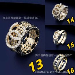 Designer channellies Ring Sheepskin Fashion Ring with High Grade Sense Insignia Design Ring