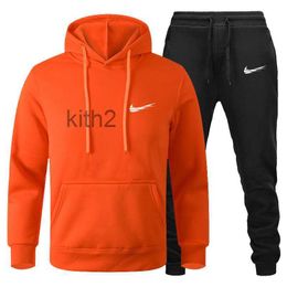 Mens Tracksuit Hoodies Men and Women Sweater Pantsuit Basketball Street Sweatshirt Sports Clothing Hooded Long-sleeved Hoodie Pants OHC3