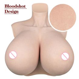 Costume Accessories 65-125kg Suit Z Cup Realistic Silicone Huge Breast Forms for Transgender Fake Boobs for Crossdressers Shemale Cosplay