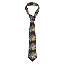 Bow Ties Personalized Math Teacher Graphic Men Classic Mathematics Science Geek Silk Office Necktie