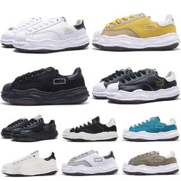 2024 MMY Maison Mihara Yasuhiro Blakey Low Platform Shoes Sneakers Triple Black White Olive Yellow Outdoor Athletic Trainers Designer Shoes