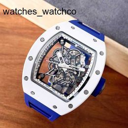 RM Wrist Watch Richardmillle Wristwatch Rm055 Automatic Mechanical Watch Rm055 White Ceramic Japan Limited Edition Fashion Leisure Business Chronograph