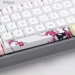 Keyboards Keyboards PBT Space Bar for KEY Cap Mechanical Keyboard Five Sides Dye Sublimation Keycap JIAN YQ240123