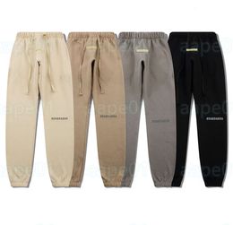 Fashion Mens Designer Pants ESS Men Women Solid Colour Pant Trousers Hip Hop Motion Pants For Male Casual Joggers Size S-XL 78