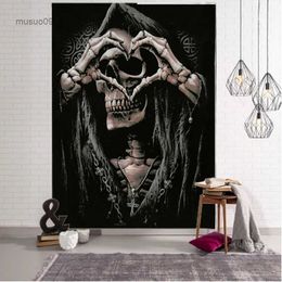 Tapestries Skull Series Tapestry Art Blanket Curtain Hanging at Home Bedroom Living Room Decoration