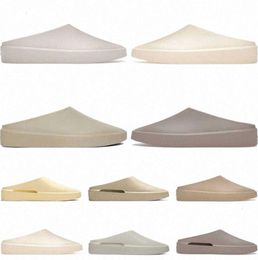 with box wholesale Fears God Sandals The California Slip-On Designer Slippers Shoes Nlke Slides Women Mens Almond Cement Concrete Cream Oat Big