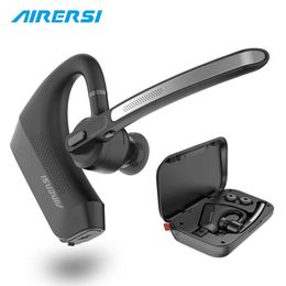 Cell Phone Earphones 2024 Newest K21 Bluetooth Headset Wireless Headphones Dual Mic Noise Cancelling Earphones With Charging Box For All Smart Phones J240123