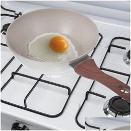 Pans Nonstick Stone Frying Chefs Pan Skillet Egg Cooked Drop Delivery Home Garden Kitchen Dining Bar Cookware Dhlio