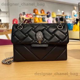 Shoulder Bags New Fashion Design Eagle Head Summer Mini Black Women Handbag Jointing Colourful Designer Bag Patchwork Shoulder Bag K19 T240123