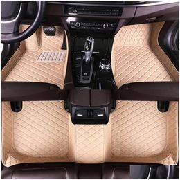 Other Interior Accessories Customise Making Car Floor Mats For 95% Sedan Suv Pickup Truck Fl Erage Men Women Cute Leather Protection P Dhl80