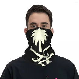 Scarves Funny Saudi National Day Gift Stuff Bandana Neck Cover Mask Scarf Multi-use Riding For Men Women Windproof