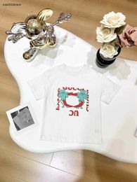 New Baby T-shirts Cartoon Clover Pattern child tees Size 100-150 kids designer clothes cotton boys girl Short Sleeve Jan20