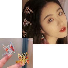 Hair Accessories Metal Hollow Out Butterfly Clips Fashion Moving Pins Women Party Decor