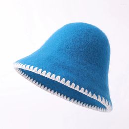 Berets Cloche Hat Women Autumn Winter Wool Warm Accessory For Outdoor Sports Hiking Luxury