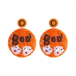 Dangle Earrings Halloween For Women Cute Pumpkin Eardorp Costumes Party Jewellery Gifts Kids Girls