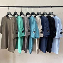 Erkek Tişörtler Erkek Tasarımcı Cp T Shirt Polo Tshirt Tasarımcıları Erkekler Kadın Kıyafet Lüksler Tees Yaz T-Shirt Taş Polo Gömlek Comagnie CP