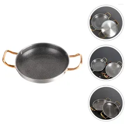 Pans Honeycomb Skillet Stainless Steel Crayfish Frying Pan Kitchen Cookware