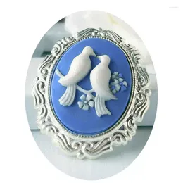 Cluster Rings Ring Jewellery Vintage Pigeon Sz6-10 Women Wedding Bird Men Silver Plated