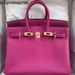 Designer Bag Womens Handbags handbags tote bag 25cm pink crossbody mirror quality bags Outer Stitching Brand total Handmade Premium Wax Line TOGO Leather Classi