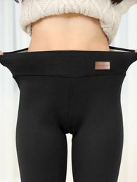 Capris Athvotar Leggings Warm Winter Leggings Women Keep High Waist Veet Thermal Women Leggins Thicken Thermal Black Veet Skinny