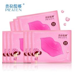 500pcs PILATEN Crystal Collagen Lip Mask Collagen Protein Crystal Women Replenishment Lip Film Lip Colour anti cracking moisturizin6628957