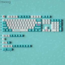 Keyboards Large Set PBT Dye Sub Anime Keycap For Mechanical Keyboard GMK Clones English KeyCaps Cherry Profile With 6.25U Spacebar YQ240123
