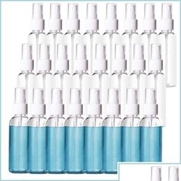 Car Cleaning Tools 24 Pack 2Oz Plastic Clear Spray Bottles Refillable 60Ml Fine Mist Sprayer For Essential Oils Travel Drop Delivery A Dhgd3