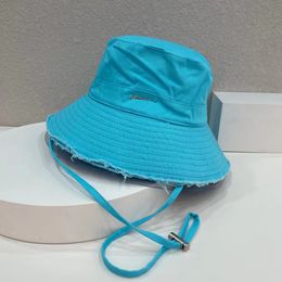 Women Designer Bucket Hat men's for Summer high quality fashion foldable large fedoras luxury Casquette outdoor beach sun Brim Hats