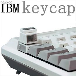 Keyboards IBM Computer Retro KEYCAP ESC Mechanical Game Keyboard Key Cap Suitable MX Gateron Akko Kailh Cherry Switch Transparent Screen YQ240123