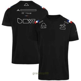 Men's and Women's New T-shirts Formula One F1 Polo Clothing Top Summer Team Racing Suit Official Same Style Oversized Casual Style Quc5