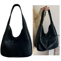 Outdoor Bags Women Vintage Hobo Bag Trendy PU Leather Shoulder Large Capacity Satchel Armpit Soft Underarm Fall Winter