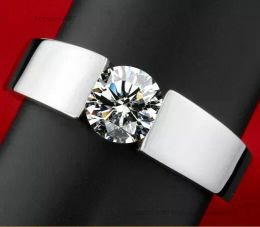 designer Jewellery rings Classic Engagement 925 silver Ring men 18K real white gold plated Arrows CZ Diamond lovers promise Ring for men women