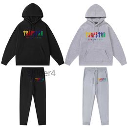 Trapstar Fashion Hoodie for Men and Women Pullover Hoodies Drawstring Pants Printed Letter Pattern Polar Style Spring Fall Wear Street Breathable High Quality V38N