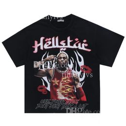 Tees Hellstar Tshirt Summer Fashion Mens Womens Designers T Shirts Long Sleeve Tops Cotton Tshirts Clothing Polos Short Sleeve High Quality Hellstars Clothes 006