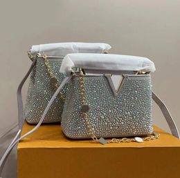 Designer Capucines Bb Handbags Rhinestone Shoulder Bag Diamonds Dinner Bag Women Handbags Purse Expensive Purses Wallet Luxurys Designers Crossbody Bag 637
