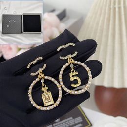 Luxury Designer Brand Earrings Hot Brand Boutique Earring Classic Vintage Style Gold Plated Gift Jewelry Romantic Women Love Gift Earrings With Box new Jewelry