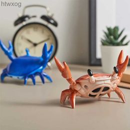 Portable Speakers Pen Holder Personalised Gift Decoration Crab Mini Wireless Bluetooth-compatible Speaker with Mobile Phone Holder K1KF YQ240124