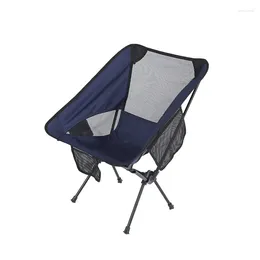 Camp Furniture Low Back Folding Chairs Outdoor Aluminum Alloy Chair Camping And Portable Beach Ultra Light Fishing