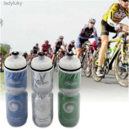 Water Bottles Cages 750ML Sports Kettle Travel Gym Climbing Water Cup Dual Layer Thermal KeepingPlastic Kettle Cycling Equipment Outdoor BottleL240124