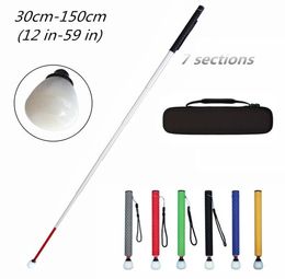 Aluminium Telescopic Blind Cane with Rolling Tip 30cm150cm 12 inch59 inch with 2 Tips 2102266028050